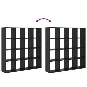 Bücherregal Schwarze Eiche 137,5 x 29 x 137,5 cm Holzwerkstoff