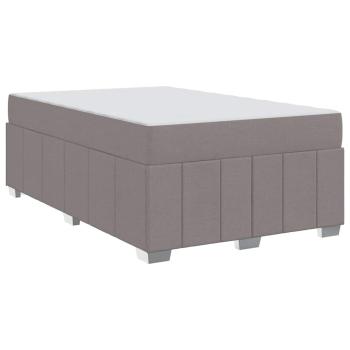 Bettgestell Taupe 120 x 200 cm Stoff