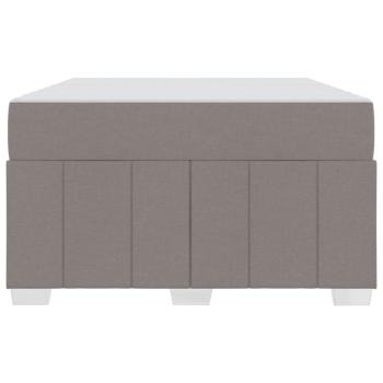 Bettgestell Taupe 120 x 200 cm Stoff