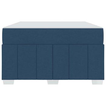 Bettgestell Blau 120 x 200 cm Stoff