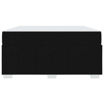 Bettgestell Schwarz 140 x 200 cm Stoff