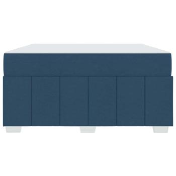 Bettgestell Blau 140 x 200 cm Stoff