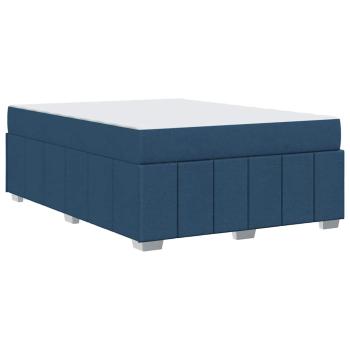 Bettgestell Blau 140 x 200 cm Stoff