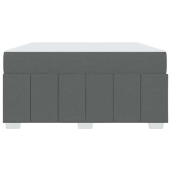 Bettgestell Dunkelgrau 160 x 200 cm Stoff