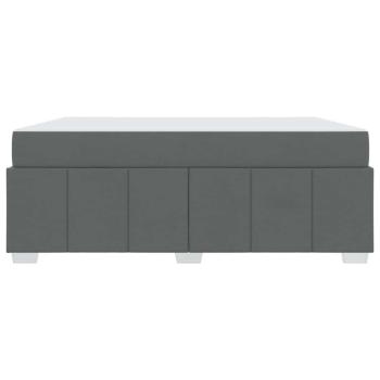 Bettgestell Dunkelgrau 180 x 200 cm Stoff