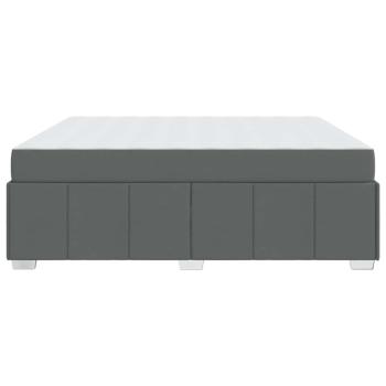 Bettgestell Dunkelgrau 180 x 200 cm Stoff