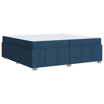 Bettgestell Sonstiges Blau 200 x 200 cm Stoff