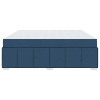 Bettgestell Sonstiges Blau 200 x 200 cm Stoff