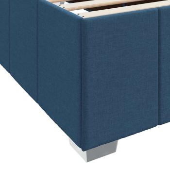Bettgestell Sonstiges Blau 200 x 200 cm Stoff