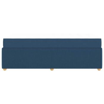 Bettgestell Sonstiges Blau 80 x 200 cm Stoff