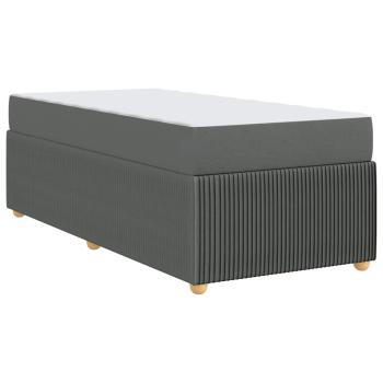 Bettgestell Sonstiges Dunkelgrau 90 x 200 cm Stoff