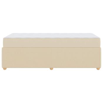 Bettgestell Sonstiges Creme 90 x 200 cm Stoff