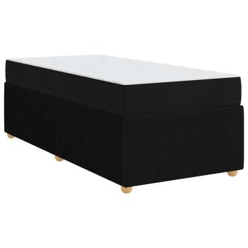 Bettgestell Sonstiges Schwarz 100 x 200 cm Stoff