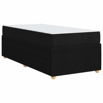 Bettgestell Sonstiges Schwarz 100 x 200 cm Stoff