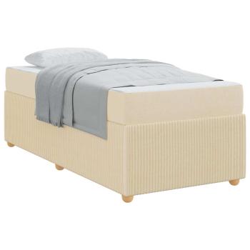 Bettgestell Sonstiges Creme 100 x 200 cm Stoff