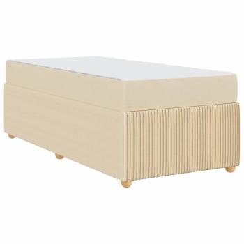 Bettgestell Sonstiges Creme 100 x 200 cm Stoff