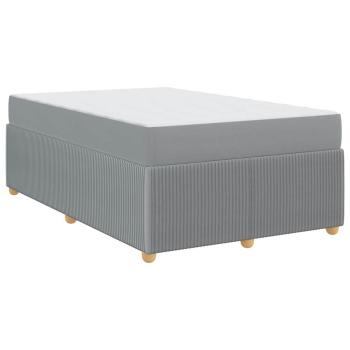 Bettgestell Sonstiges Hellgrau 120 x 190 cm Stoff