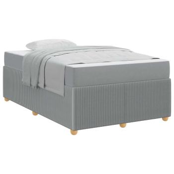 Bettgestell Sonstiges Hellgrau 120 x 190 cm Stoff