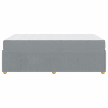 Bettgestell Sonstiges Hellgrau 120 x 190 cm Stoff