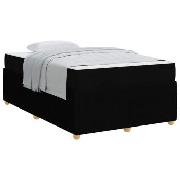 Bettgestell Sonstiges Schwarz 120 x 190 cm Stoff