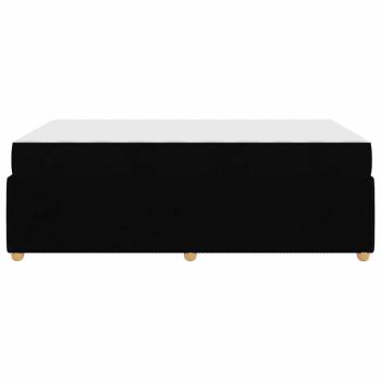 Bettgestell Sonstiges Schwarz 120 x 190 cm Stoff