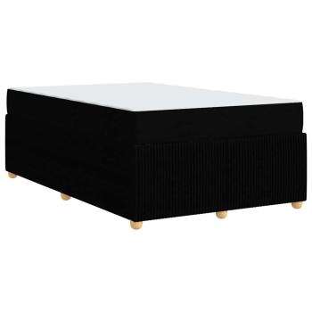 Bettgestell Sonstiges Schwarz 120 x 190 cm Stoff
