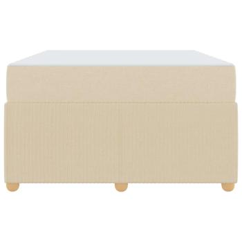 Bettgestell Sonstiges Creme 120 x 190 cm Stoff