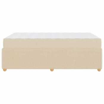 Bettgestell Sonstiges Creme 120 x 190 cm Stoff