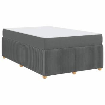 Bettgestell Sonstiges Dunkelgrau 120 x 200 cm Stoff