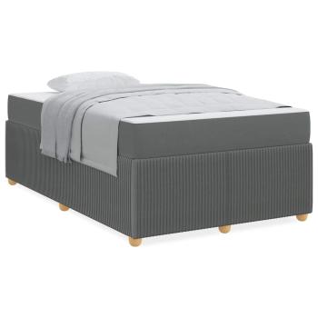 Bettgestell Sonstiges Dunkelgrau 120 x 200 cm Stoff