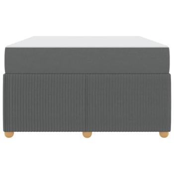 Bettgestell Sonstiges Dunkelgrau 120 x 200 cm Stoff
