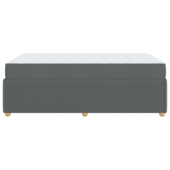 Bettgestell Sonstiges Dunkelgrau 120 x 200 cm Stoff
