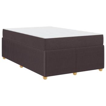 Bettgestell Sonstiges Dunkelbraun 120 x 200 cm Stoff