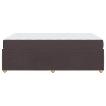 Bettgestell Sonstiges Dunkelbraun 120 x 200 cm Stoff