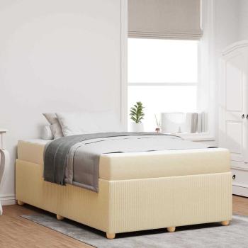 ARDEBO.de - Bettgestell Sonstiges Creme 120 x 200 cm Stoff