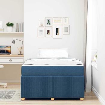 Bettgestell Sonstiges Blau 120 x 200 cm Stoff