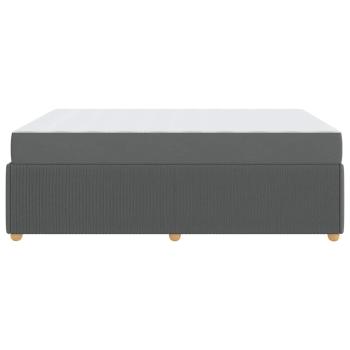 Bettgestell Sonstiges Dunkelgrau 140 x 200 cm Stoff