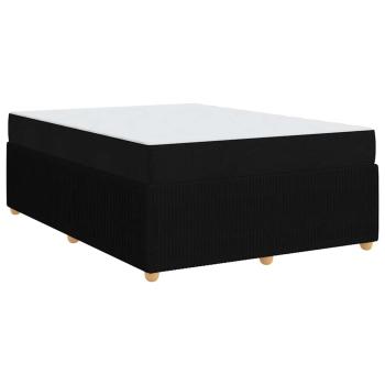 Bettgestell Sonstiges Schwarz 140 x 200 cm Stoff