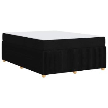 Bettgestell Sonstiges Schwarz 140 x 200 cm Stoff