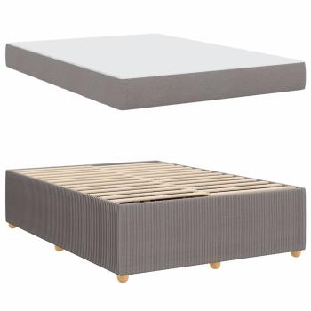 Bettgestell Sonstiges Taupe 140 x 200 cm Stoff