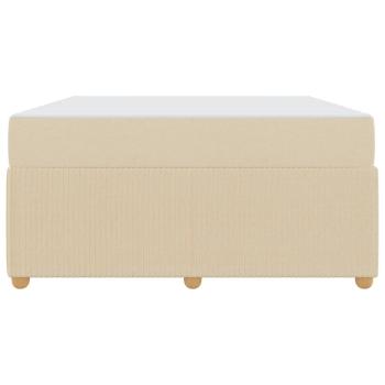 Bettgestell Sonstiges Creme 140 x 200 cm Stoff