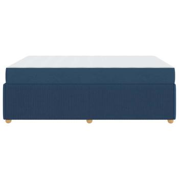 Bettgestell Sonstiges Blau 140 x 200 cm Stoff