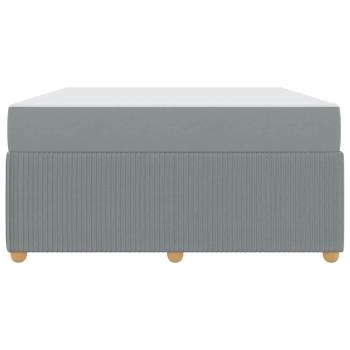 ARDEBO.de - Bettgestell Sonstiges Hellgrau 160 x 200 cm Stoff