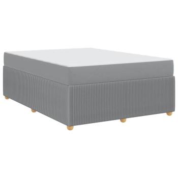 Bettgestell Sonstiges Hellgrau 160 x 200 cm Stoff