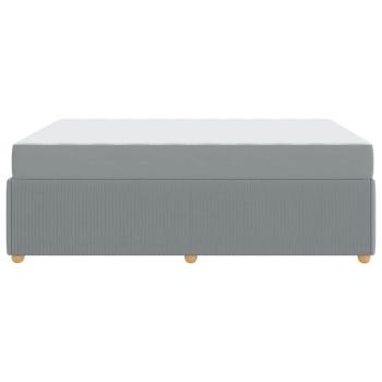 Bettgestell Sonstiges Hellgrau 160 x 200 cm Stoff