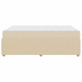 Bettgestell Sonstiges Creme 160 x 200 cm Stoff
