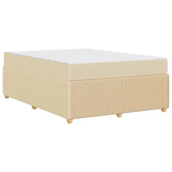 Bettgestell Sonstiges Creme 160 x 200 cm Stoff