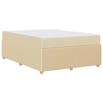 Bettgestell Sonstiges Creme 160 x 200 cm Stoff