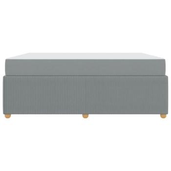 Bettgestell Sonstiges Hellgrau 180 x 200 cm Stoff