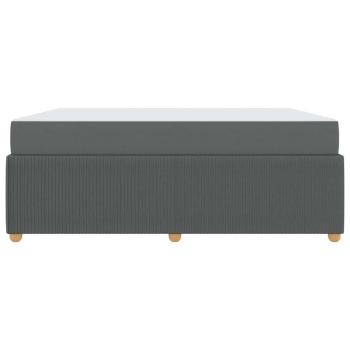 Bettgestell Sonstiges Dunkelgrau 180 x 200 cm Stoff